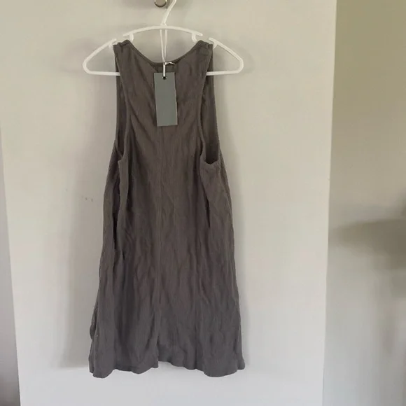 SKIN waffle jersey tank grey XS - Picture 3 of 4